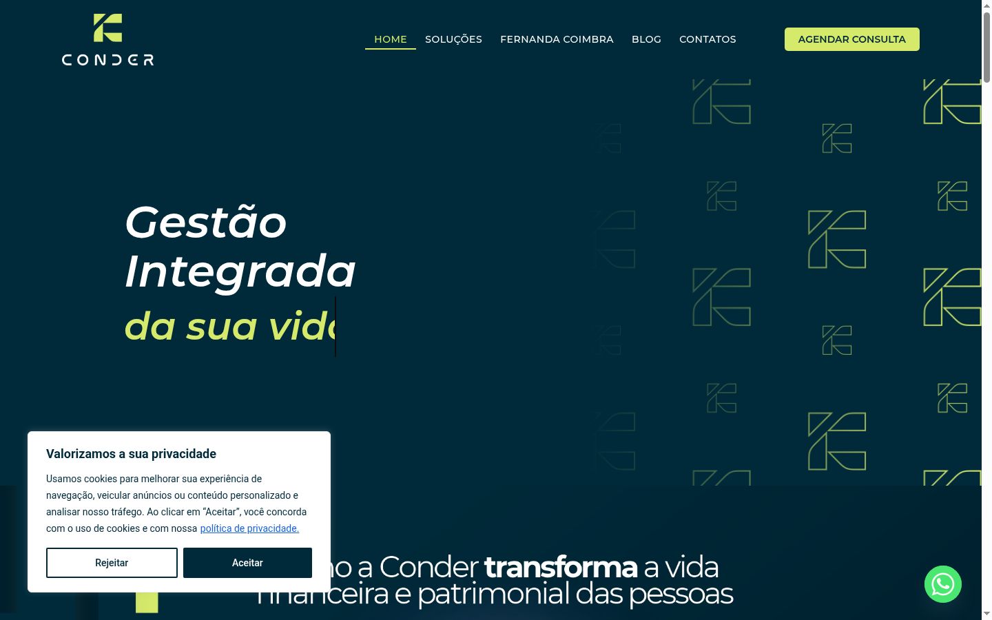 Sutikimo reklamjuostės, rodytos prieš bet kokią sąveiką, ekrano kopija