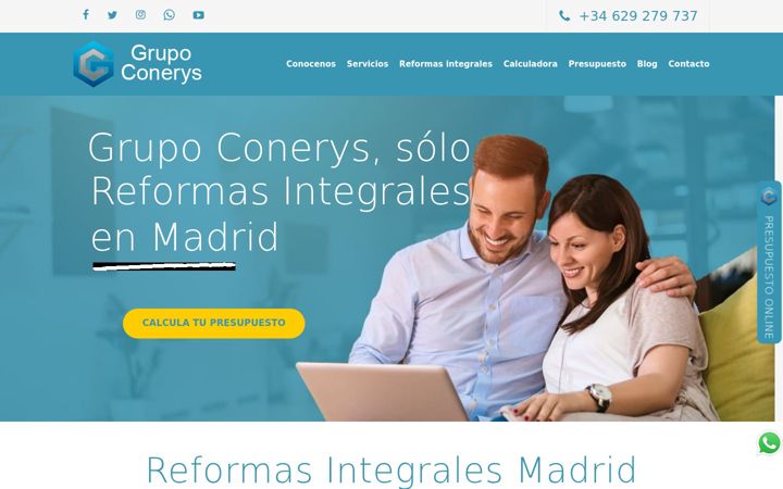 Screenshot of grupoconerys.es