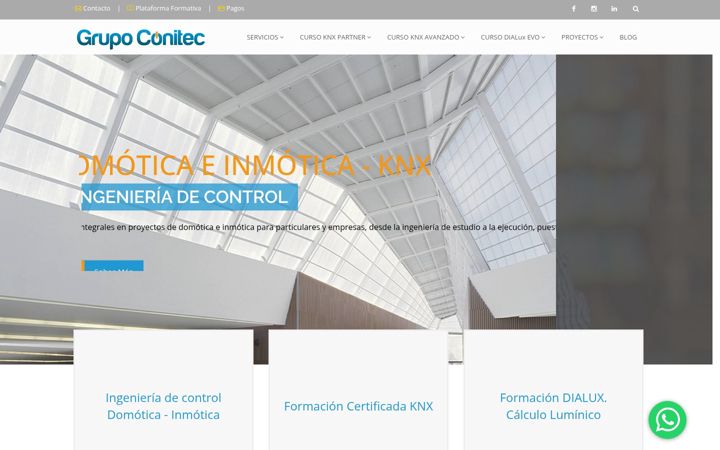 Screenshot of grupoconitec.com