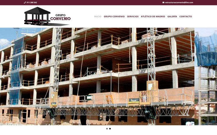 Screenshot of grupoconvenio.com