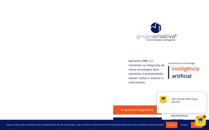 Screenshot of grupocriativa.pt