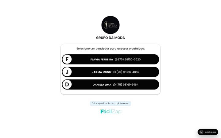 Screenshot of grupodamoda.com.br
