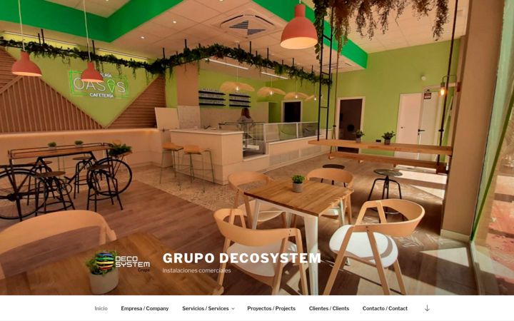 Screenshot of grupodecosystem.com
