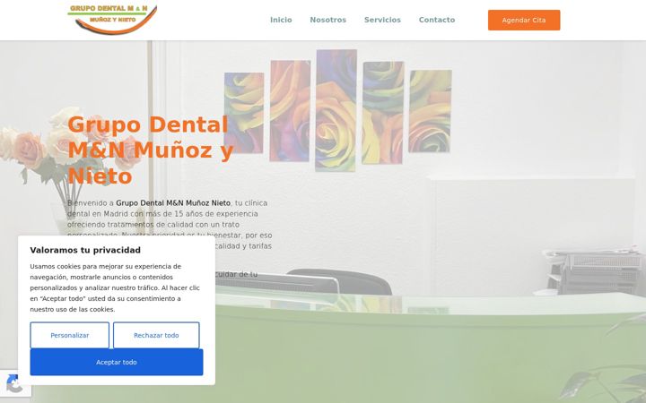 Screenshot of grupodentalmyn.es