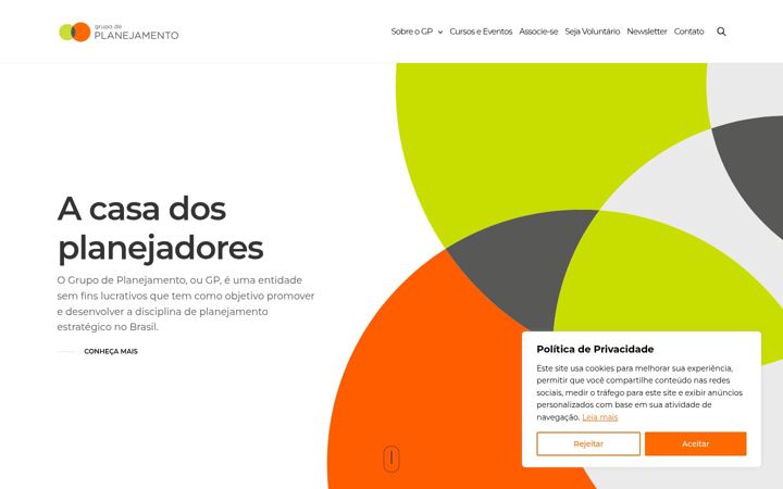 Screenshot of grupodeplanejamento.com