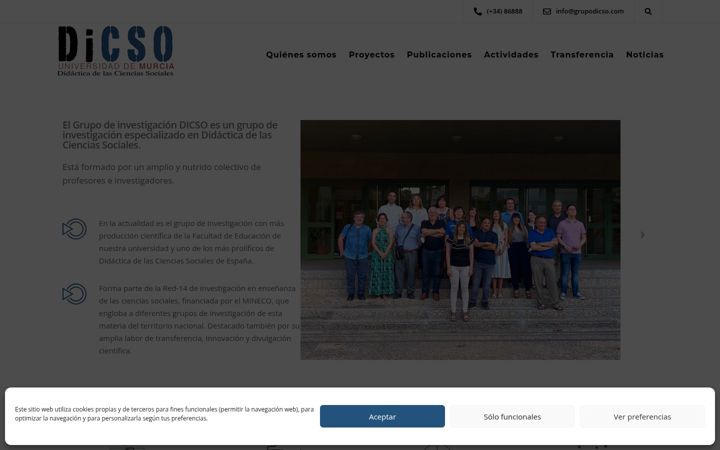 Screenshot of grupodicso.com
