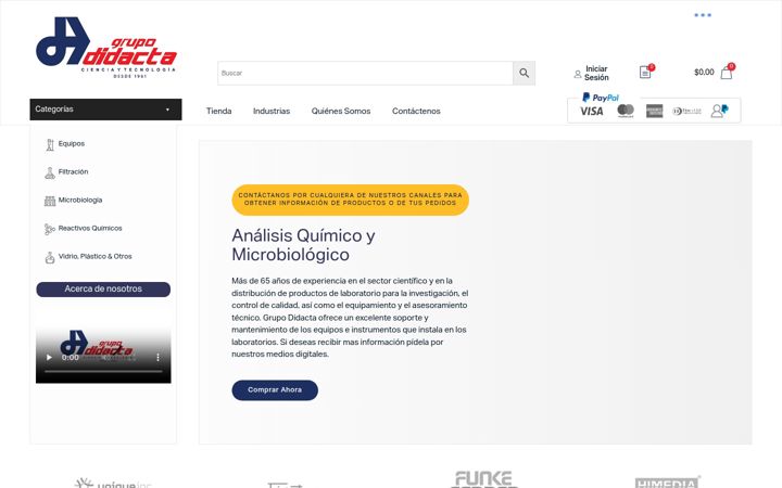 Screenshot of grupodidacta.com