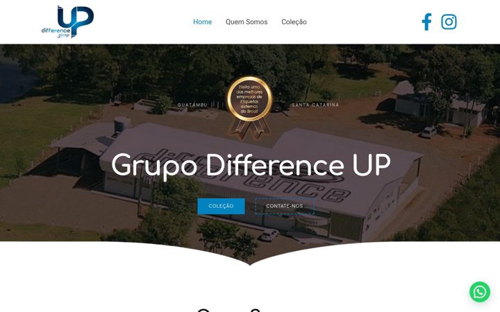 Screenshot of grupodifference.com.br