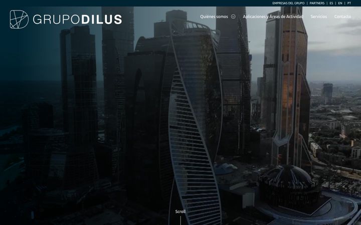 Screenshot of grupodilus.com