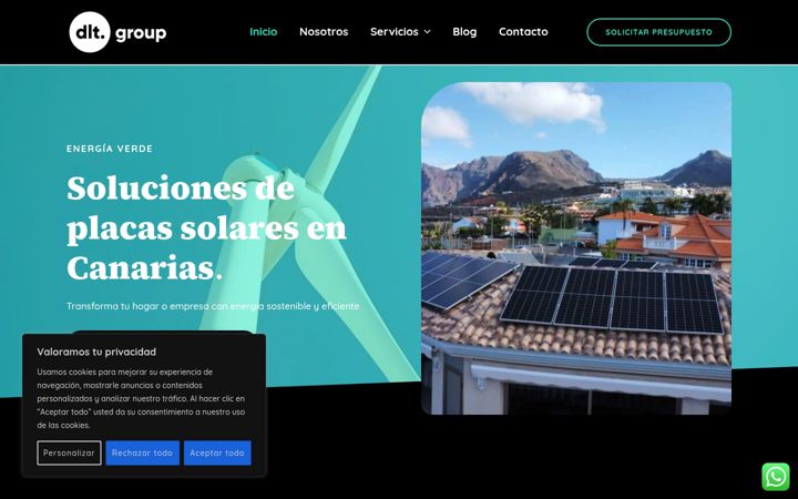 Screenshot of grupodlt.es