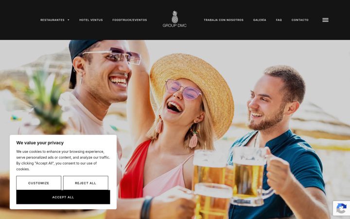 Screenshot of grupodmccanarias.com