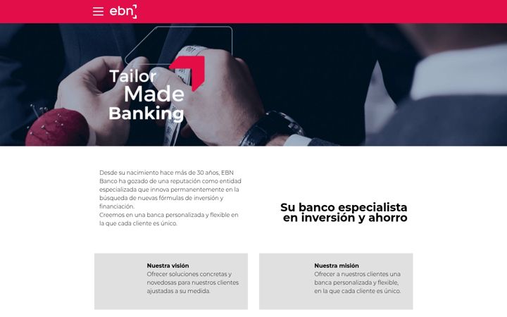 Screenshot of grupoebn.com