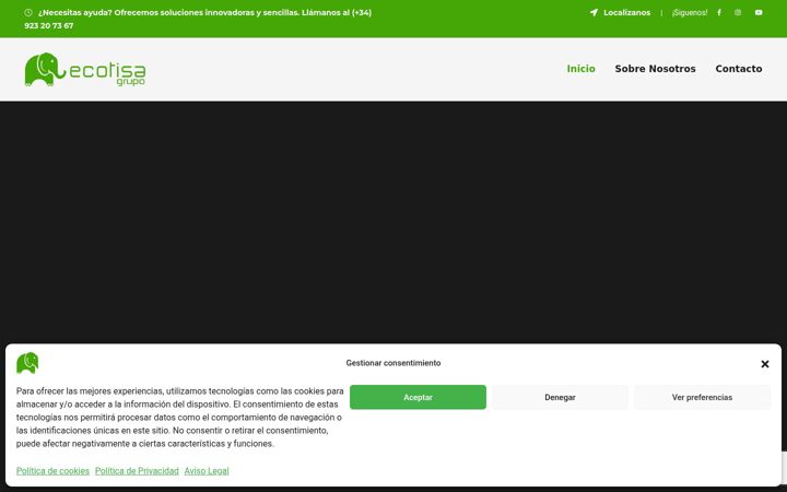 Screenshot of grupoecotisa.com