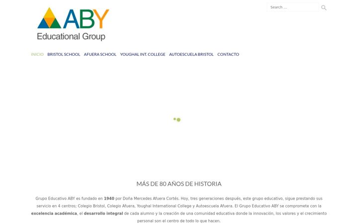 Screenshot of grupoeducativoaby.es