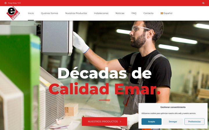 Screenshot of grupoemar.com