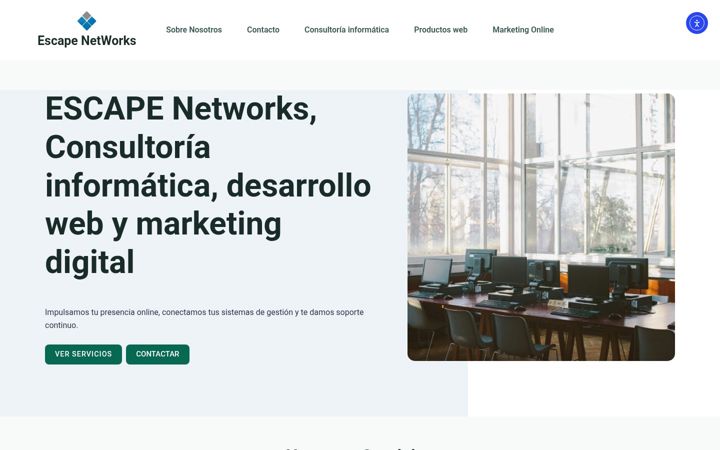 Screenshot of grupoescape.com