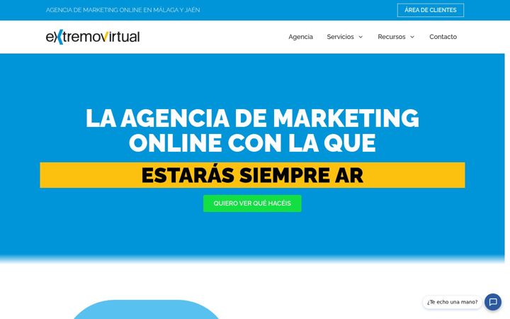Ekraanipilt saidist grupoextremovirtual.com