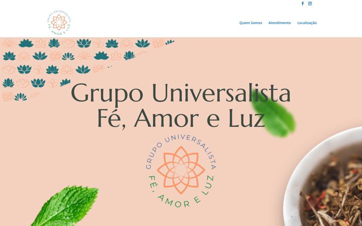 Screenshot of grupofeamoreluz.com.br