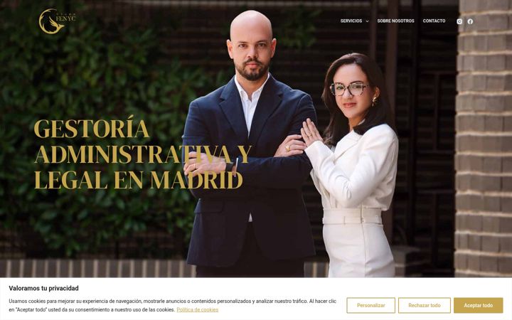 Screenshot of grupofenyc.com