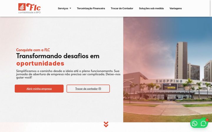Screenshot of grupoflc.com.br