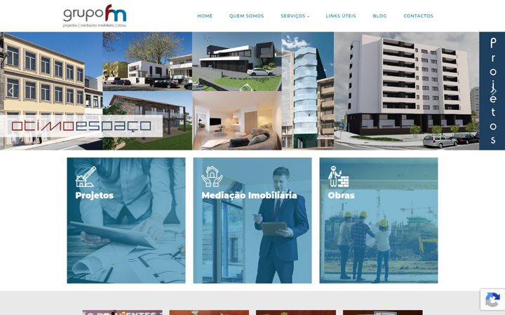 Screenshot of grupofm.pt