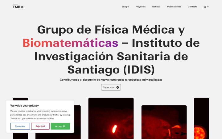 Screenshot of grupofmbm.es