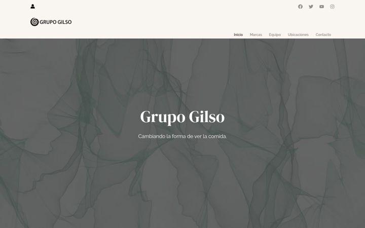 Screenshot of grupogilso.com