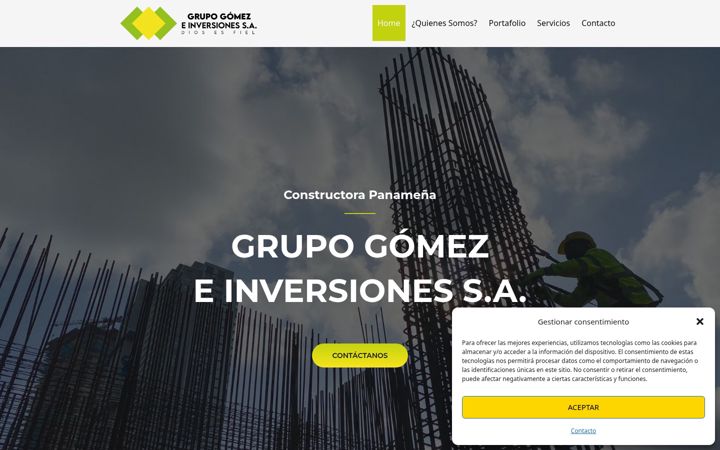 Screenshot of grupogomezcorp.com
