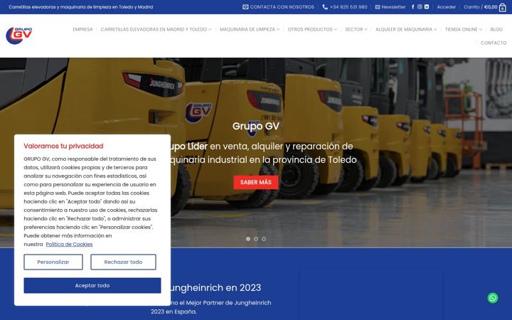 Screenshot of grupogv.es