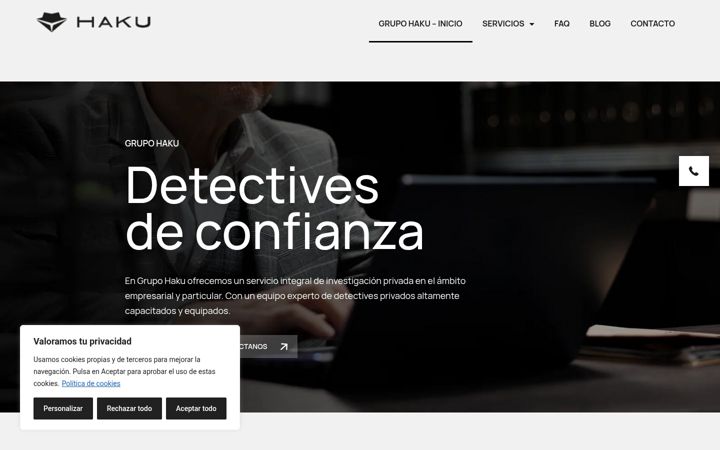 Screenshot of grupohaku.com