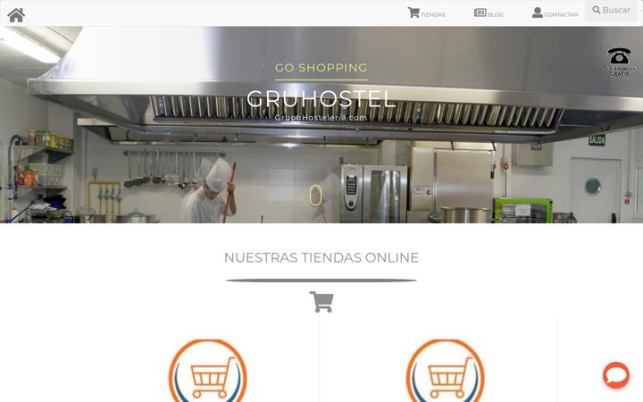 Screenshot of grupohosteleria.com