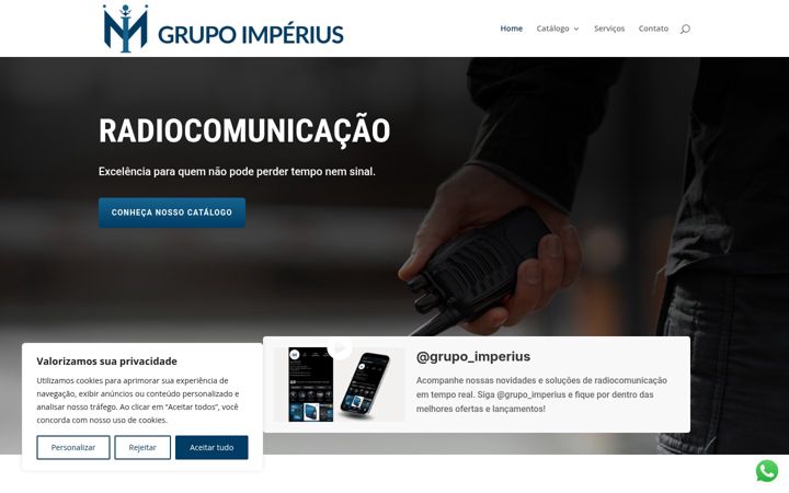 Screenshot of grupoimperius.com