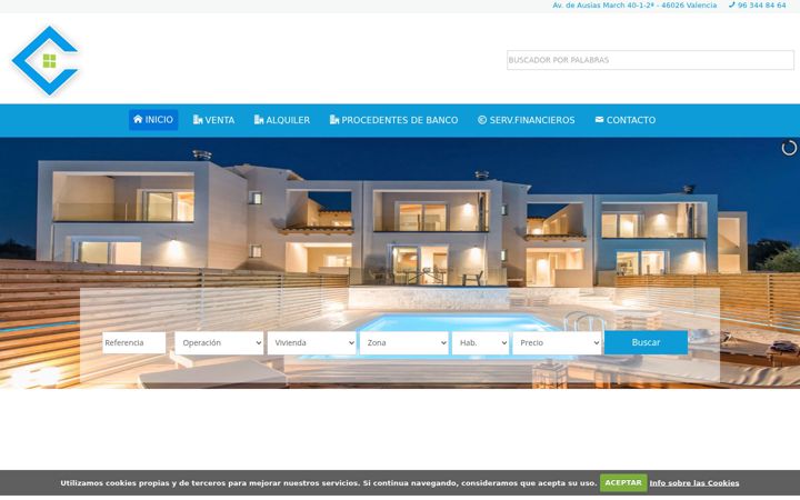 Screenshot of grupoinmobiliariovalenciano.es