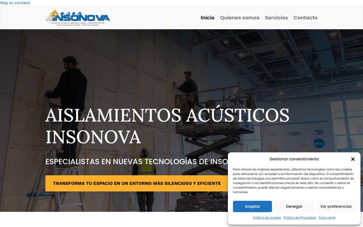 Screenshot of grupoinsonova.es