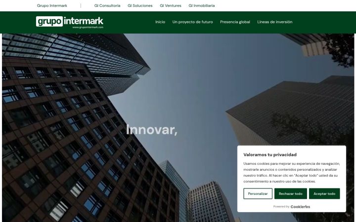 Screenshot of grupointermark.com