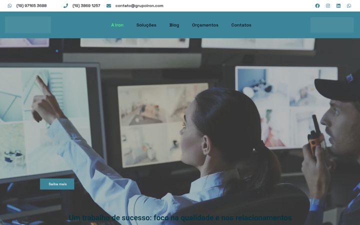Screenshot of grupoiron.com