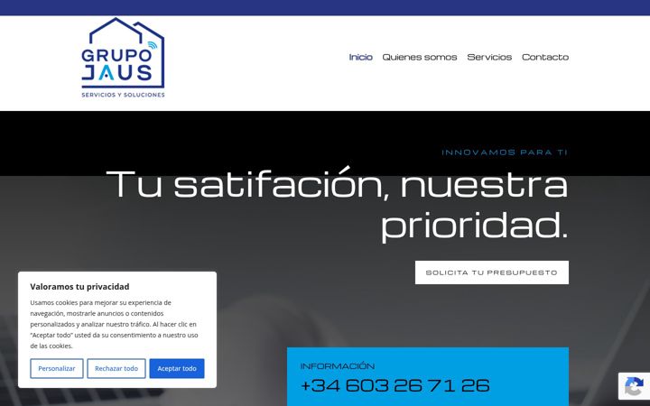 Screenshot of grupojaus.es