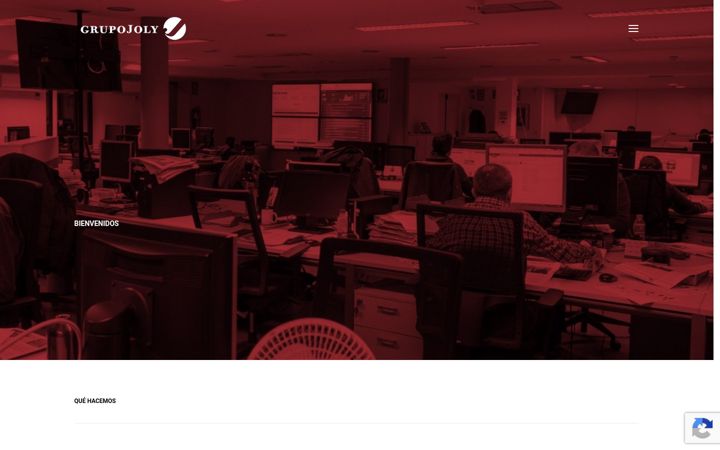 Screenshot van grupojoly.com