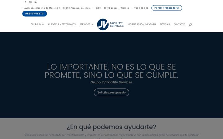 Screenshot of grupojv.es