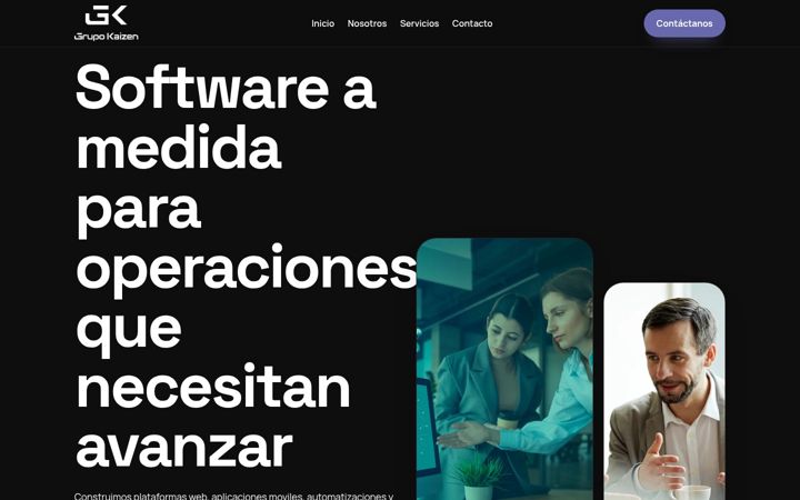 Screenshot of grupokaizen.net