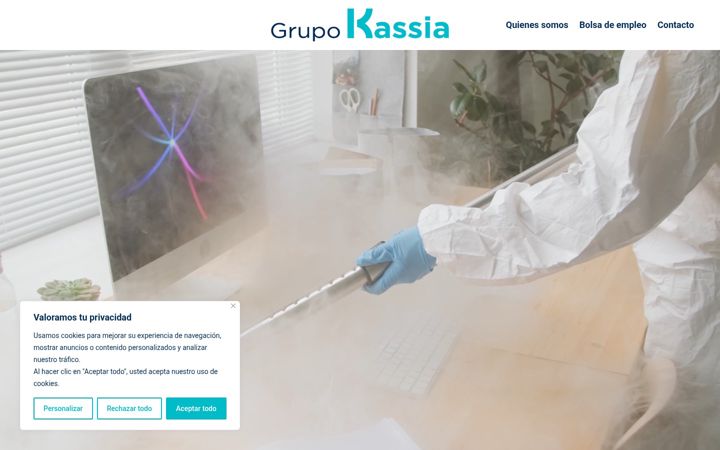 Screenshot of grupokassia.com