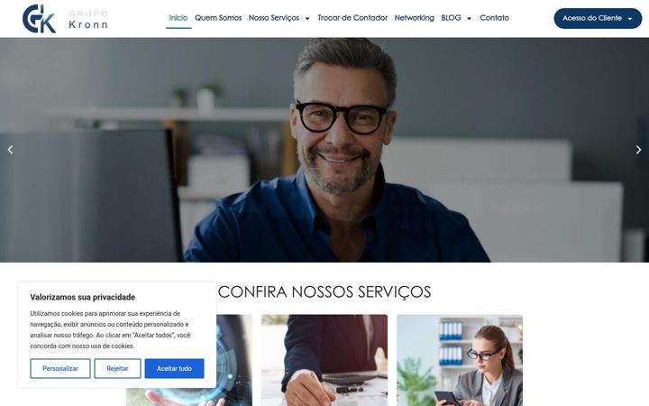 Screenshot of grupokronn.com