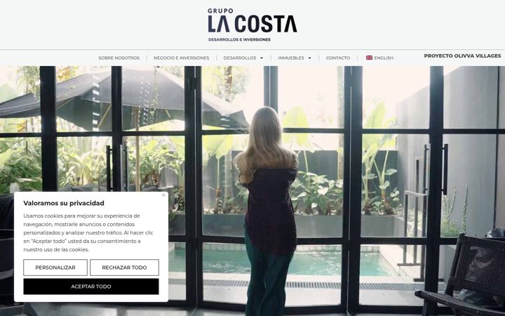Screenshot of grupolacosta.com