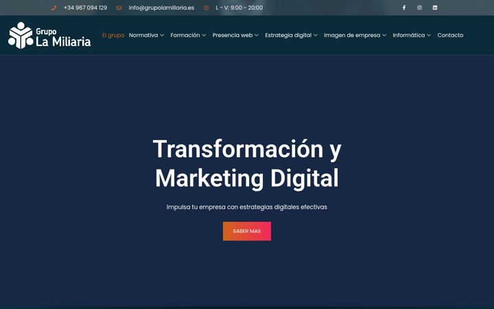 Screenshot of grupolamiliaria.es