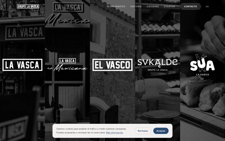 Screenshot of grupolavasca.com