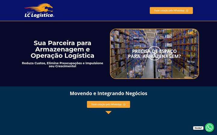 Screenshot of grupolclogistica.com.br