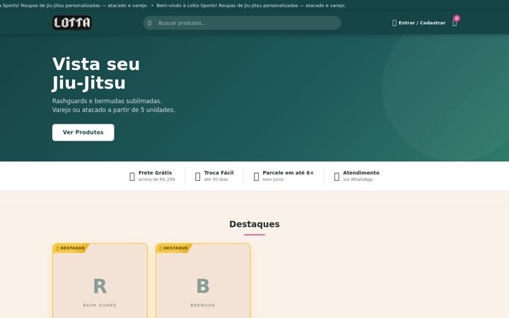 Screenshot of grupolotta.com.br