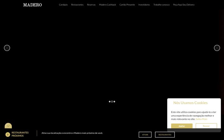 Zrzut ekranu grupomadero.com.br