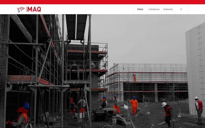 Screenshot of grupomaq.com.pe