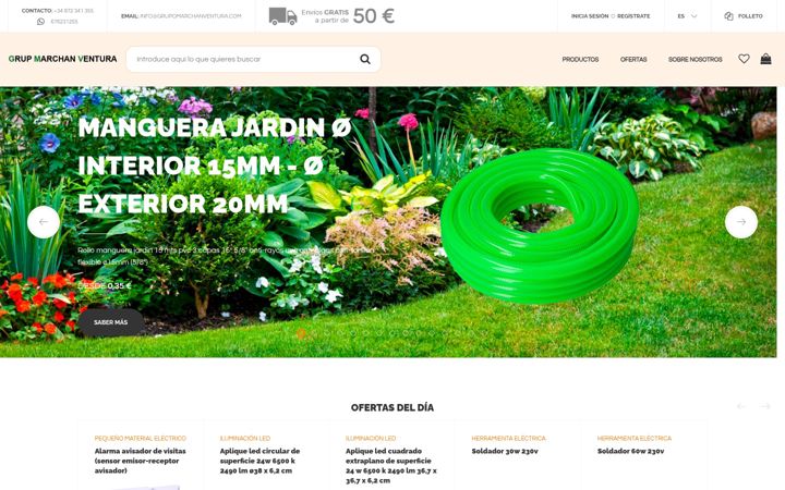 Screenshot of grupomarchanventura.com